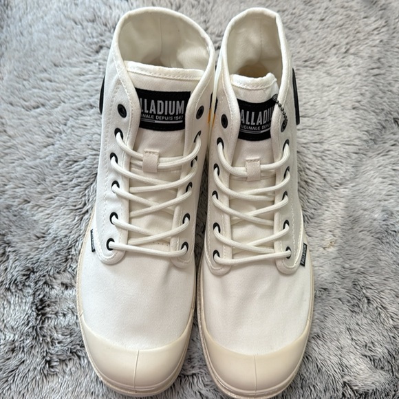 NWT Palladium Unisex Women’s 9.5 Men’s 8 Star White Pampa High Top Adult Boots - Picture 12 of 15